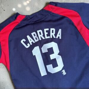 Kids Cleveland Indians #13 Cabrera Jersey